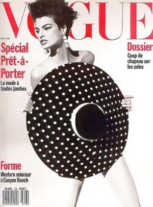 Vintage Vogue magazine covers - wah4mi0ae4yauslife.com - Vogue Paris February 1990.jpg